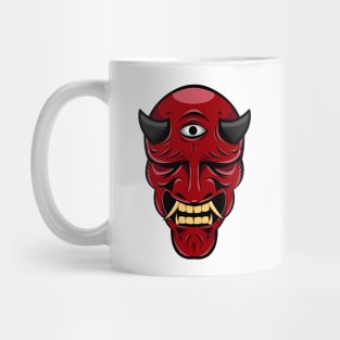 japanese devil mask Mug